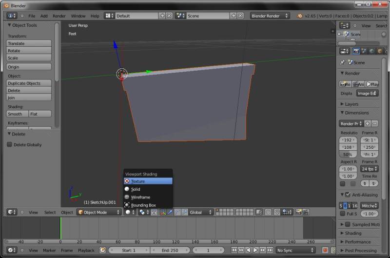 Choose texture from the Blender Viewport shading